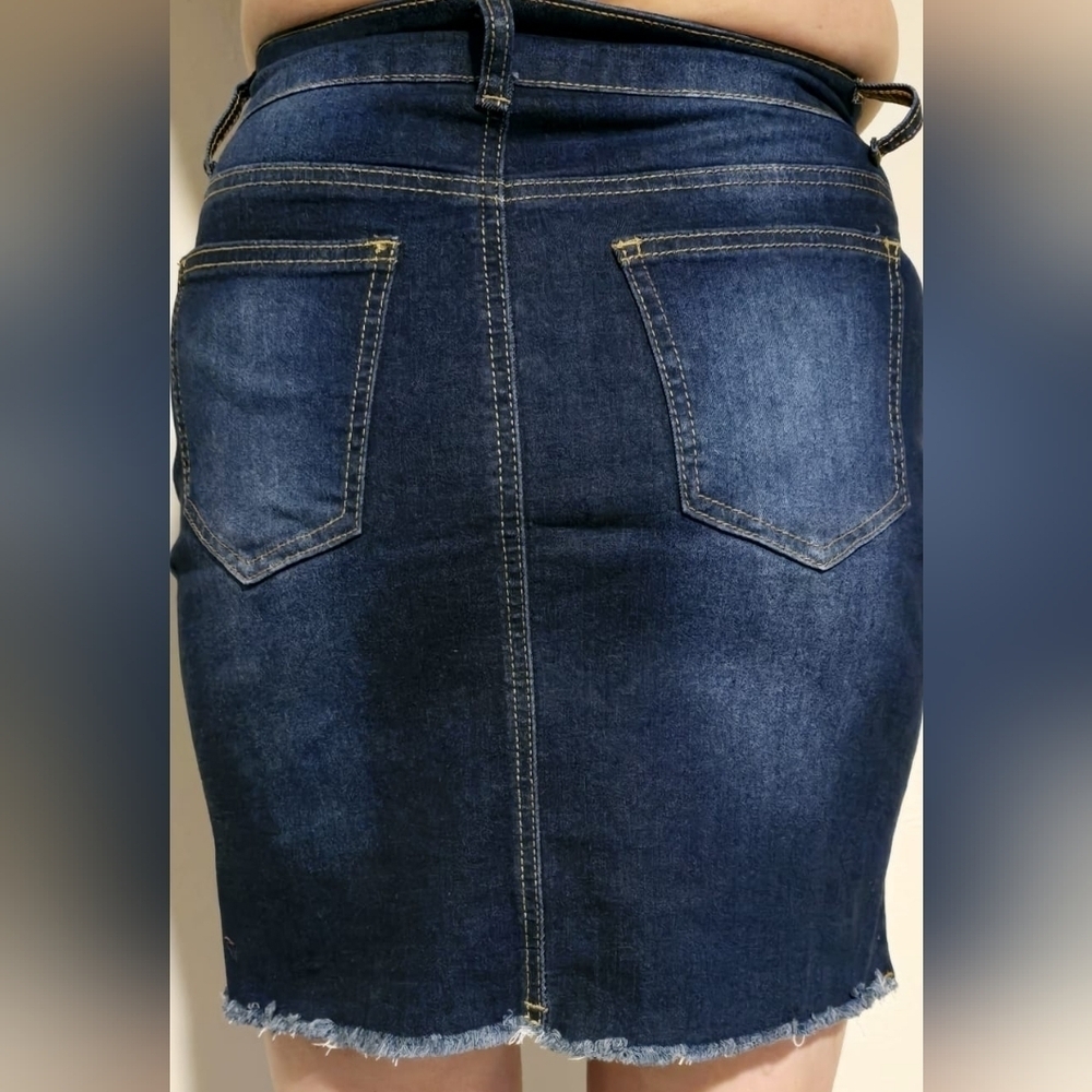 Short Women's Bamboo Skirt Size S, M, L, XL - Picture 3 of 5
